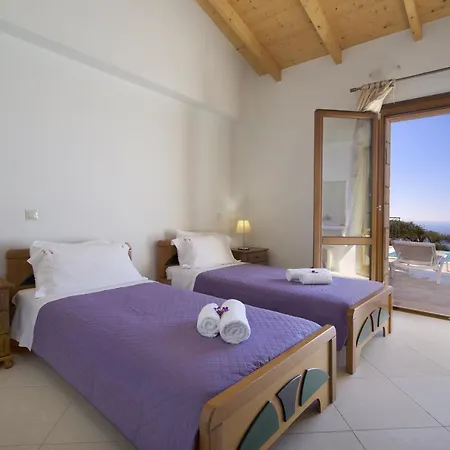 빌라 Annita Sea Views Private Pool Tzamarelata Fiskardo 아소스