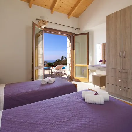 빌라 Annita Sea Views Private Pool Tzamarelata Fiskardo 아소스