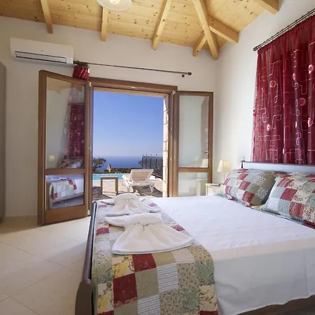 빌라 Annita Sea Views Private Pool Tzamarelata Fiskardo