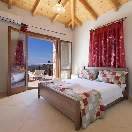Annita Sea Views Private Pool Tzamarelata Fiskardo 빌라 *